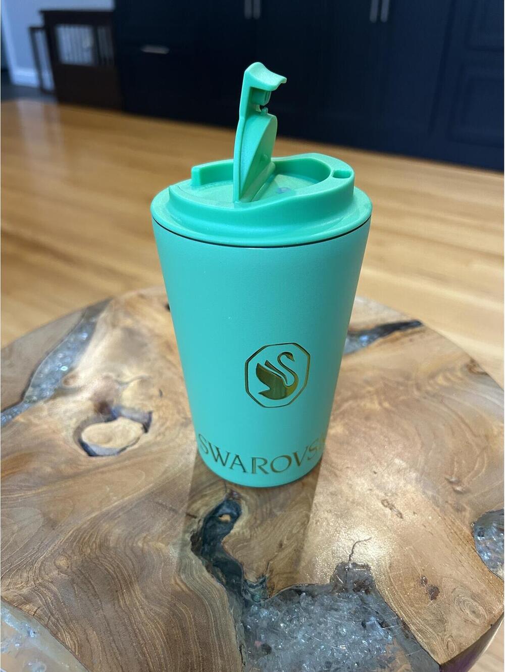Swarovski Stainless Steel Vacuum Tumbler - Mint Green